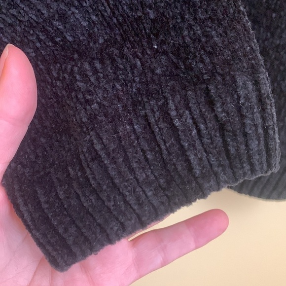 Alfred Dunner | Winter Scape Skater Snowflake Fair Isle Chenille Zip Cardigan XL - Picture 9 of 15